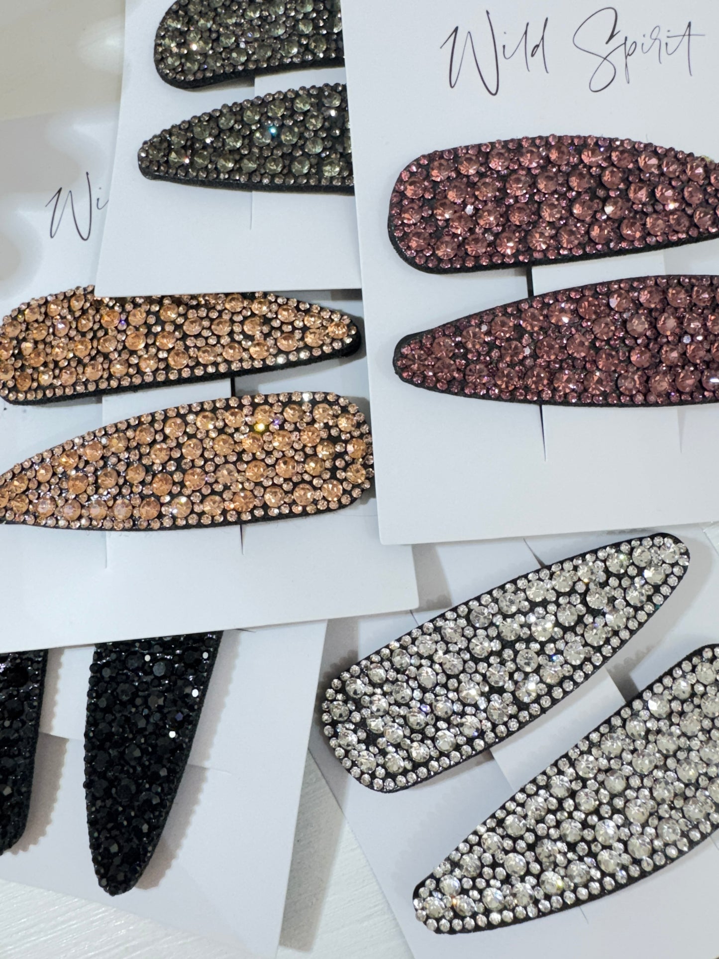 Sparkle Set of 2 Hair Slides (Pack of 5)