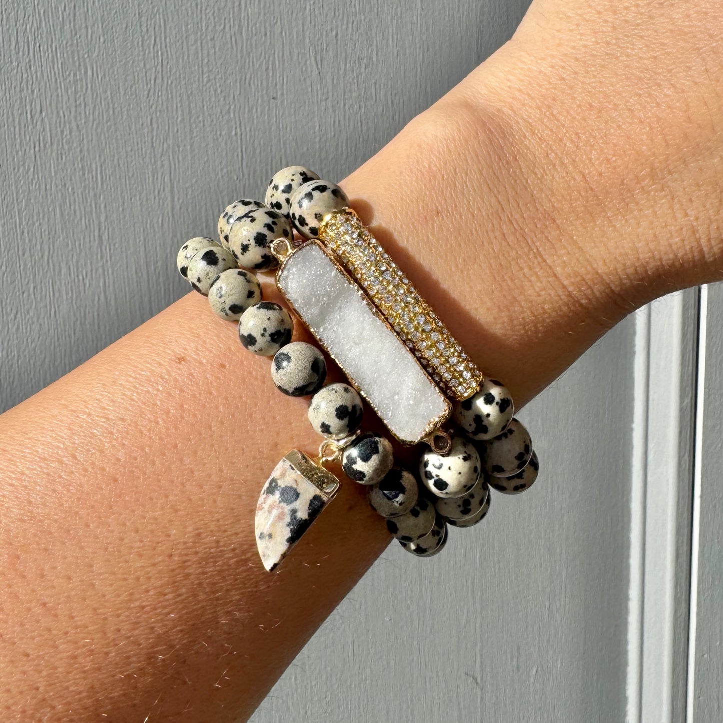 Dalmatian ‘Haven’ Bracelet Set