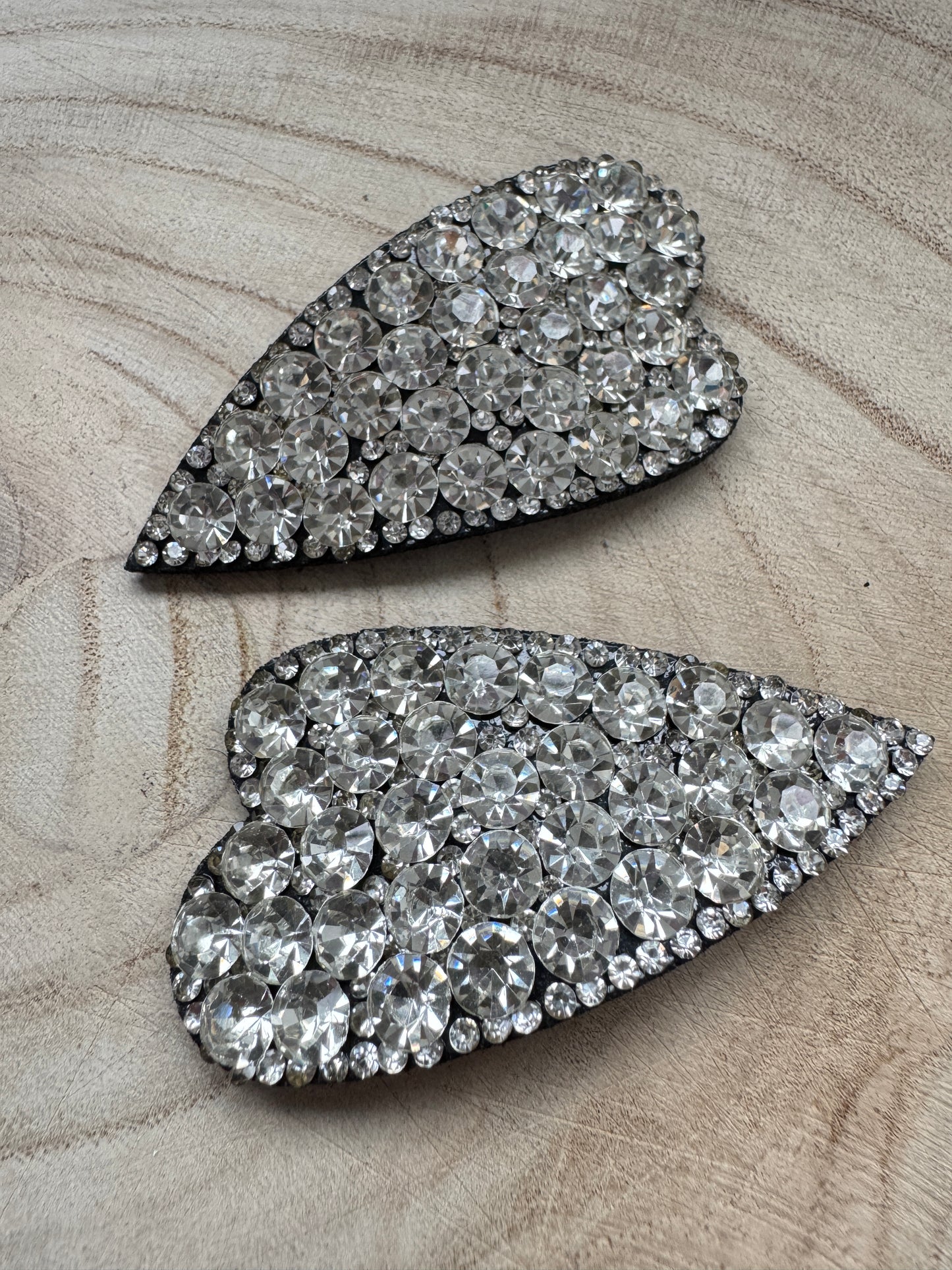 Heart Set of 2 Hair Slides (Pack of 5)