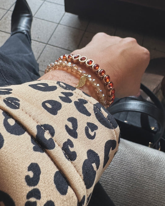 Gold Wing Twilight Charm Bracelet