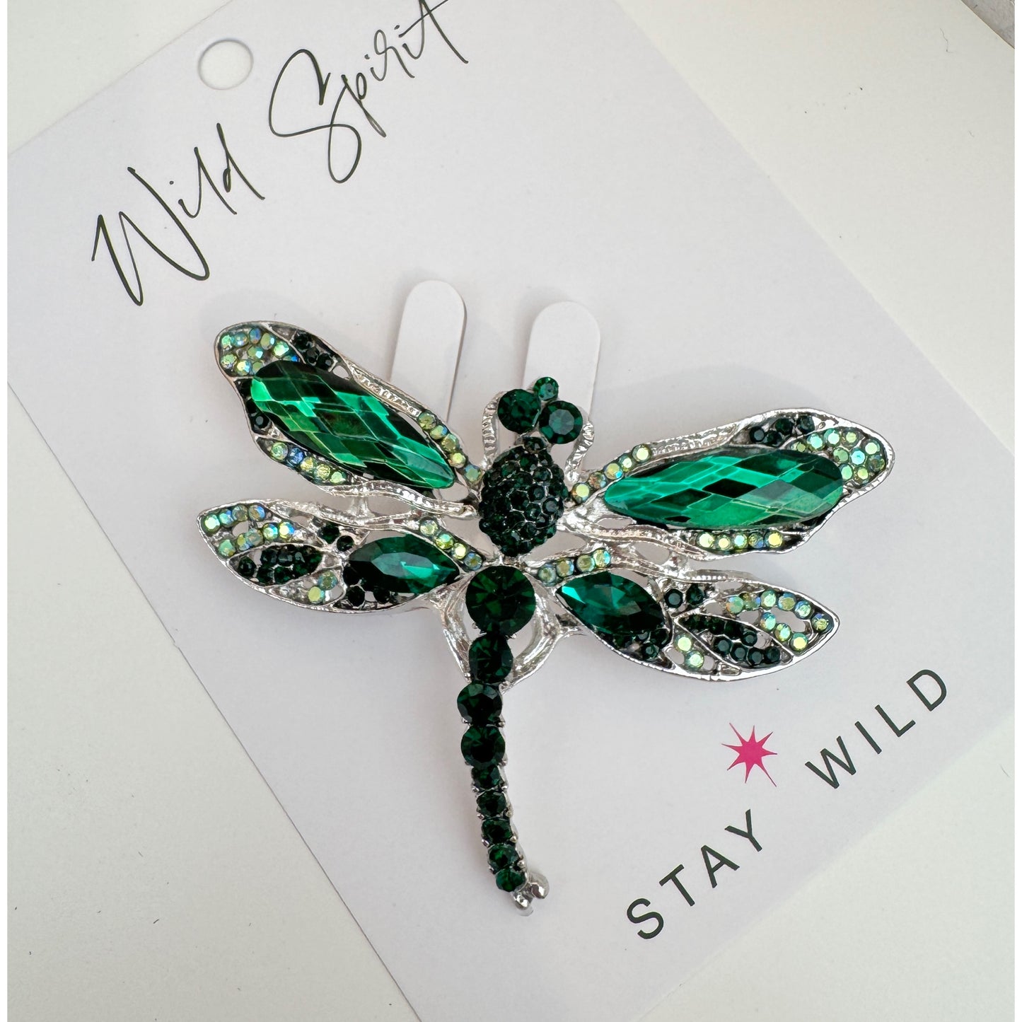 The Emerald Dragonfly Brooch