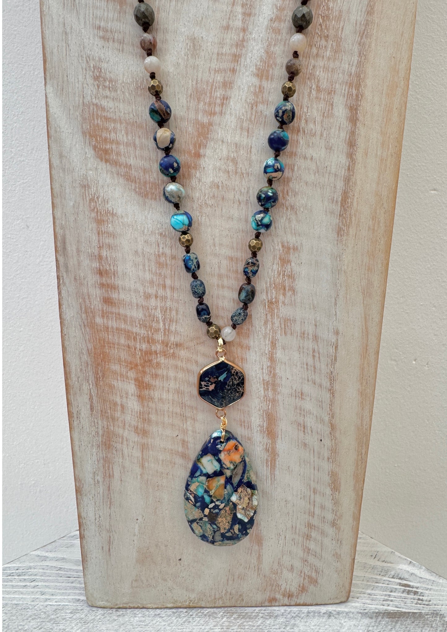 The Blue Jasper Necklace