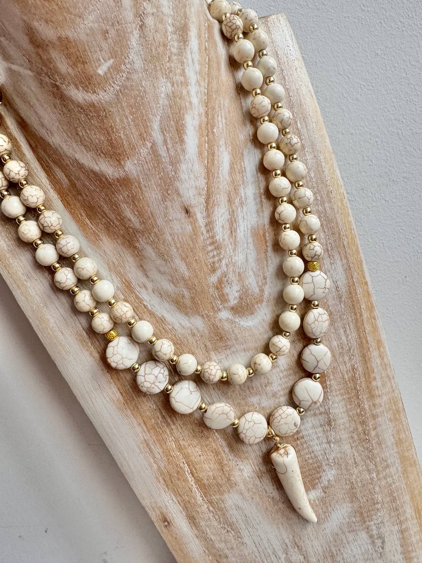 Cream 'Cove' Necklace