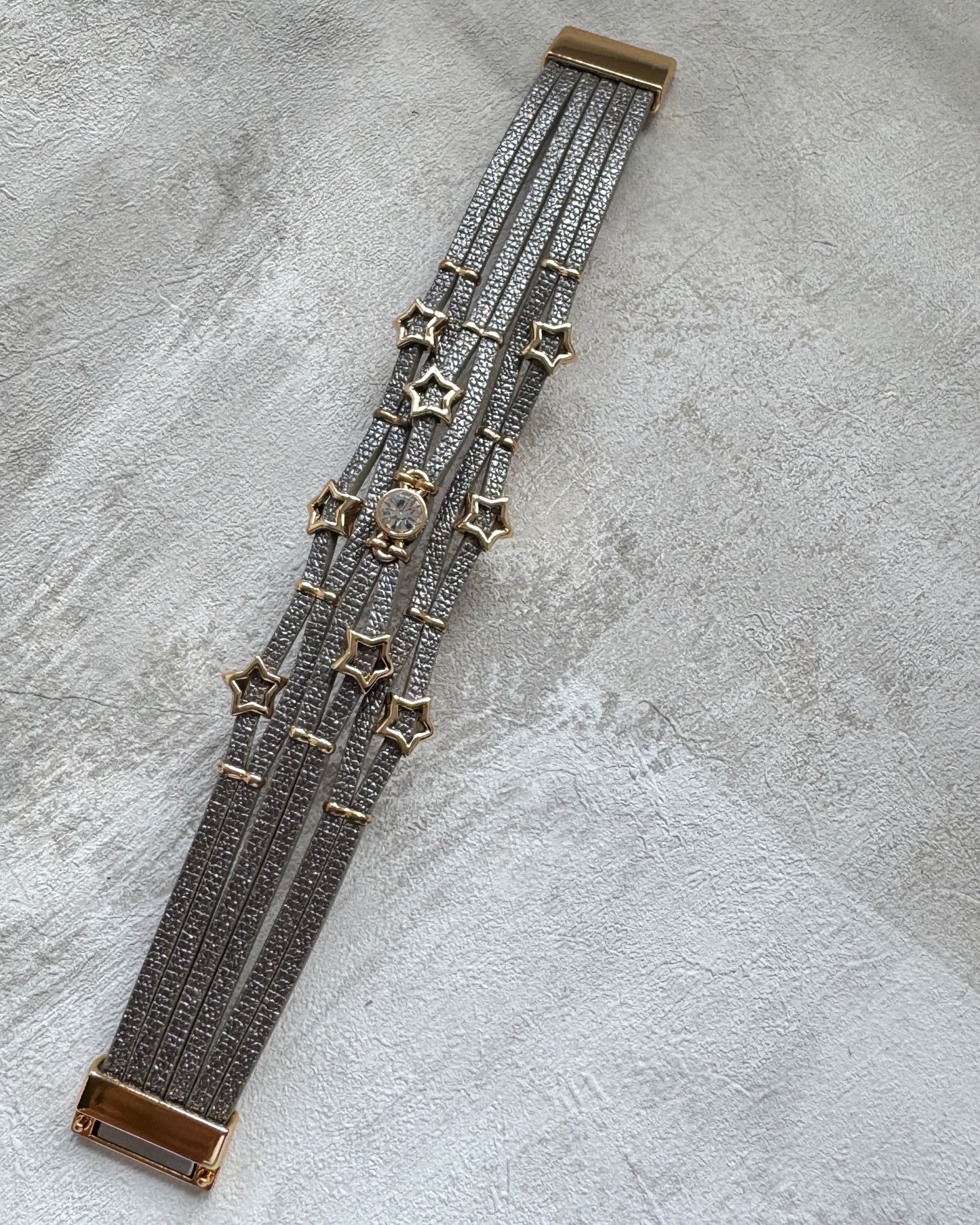 The Grey Starlight Boho Cuff