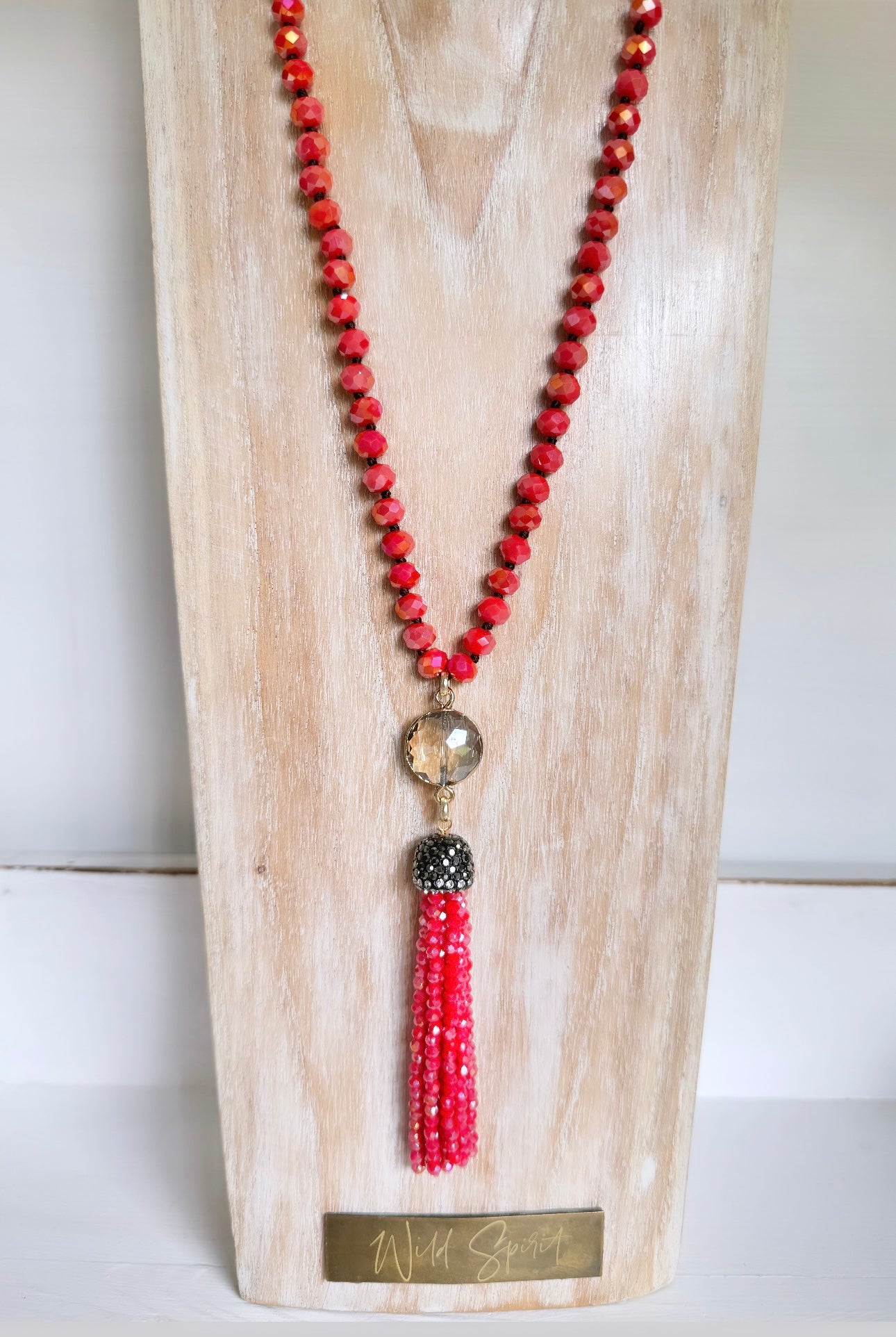 The Red Tassel Necklace