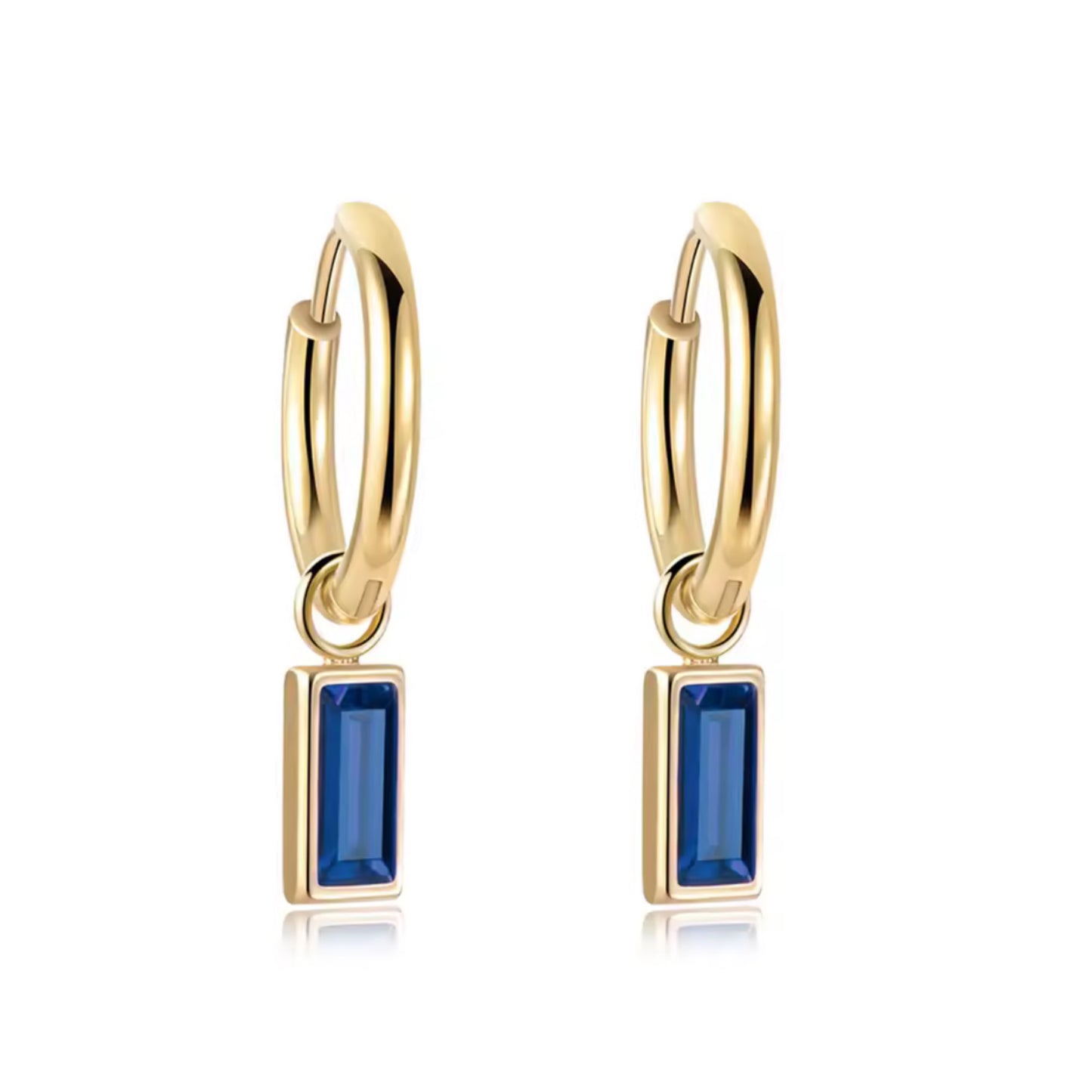 The Elle Navy Earrings
