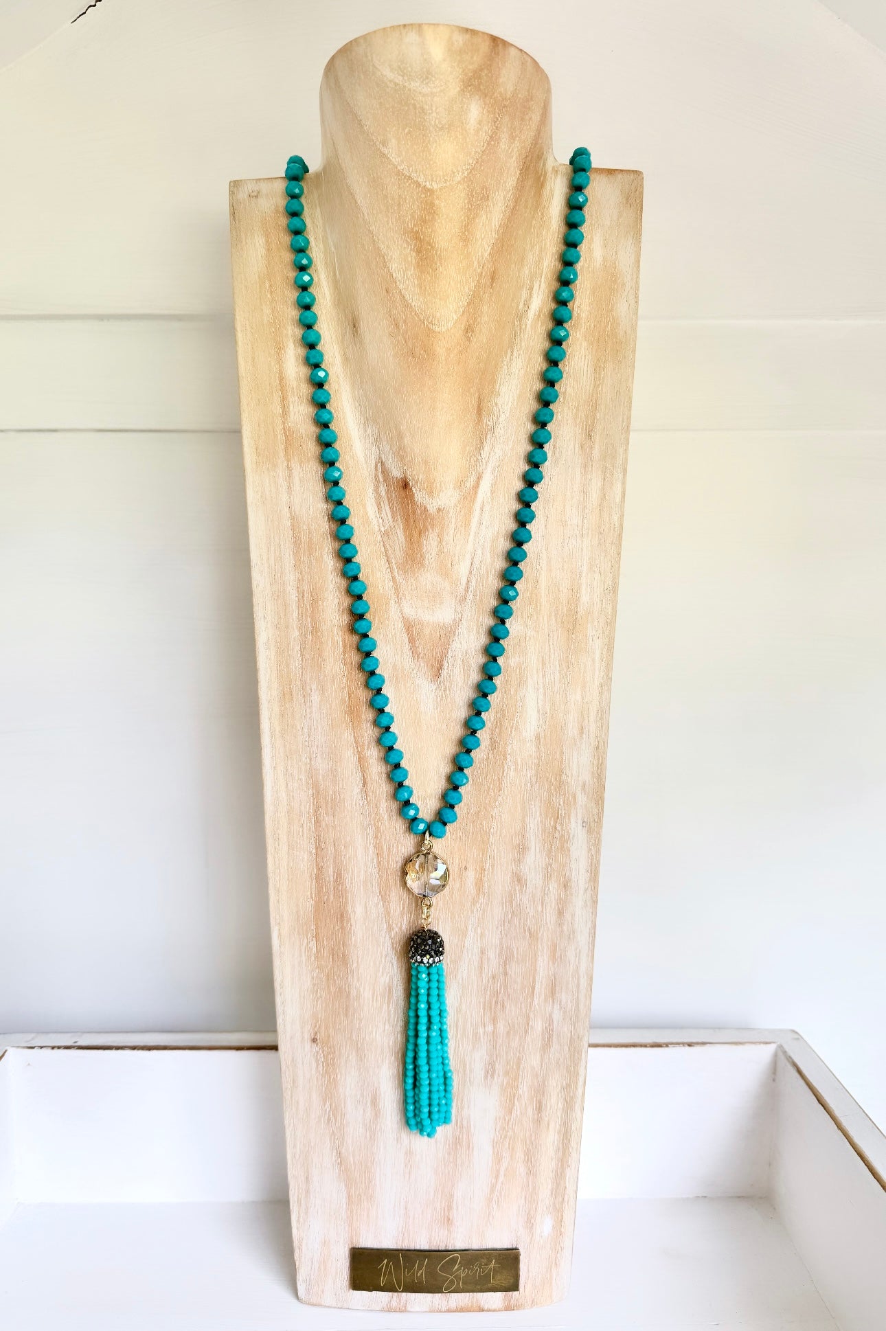 The Blue Tassel Necklace