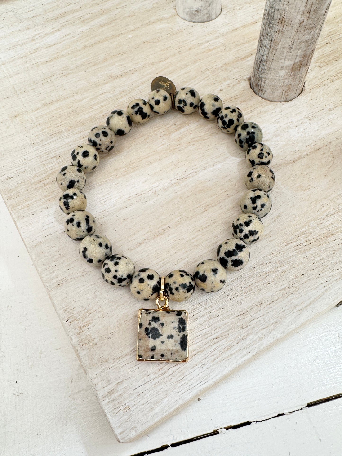 The Dalmatian Spirit Stone Bracelet