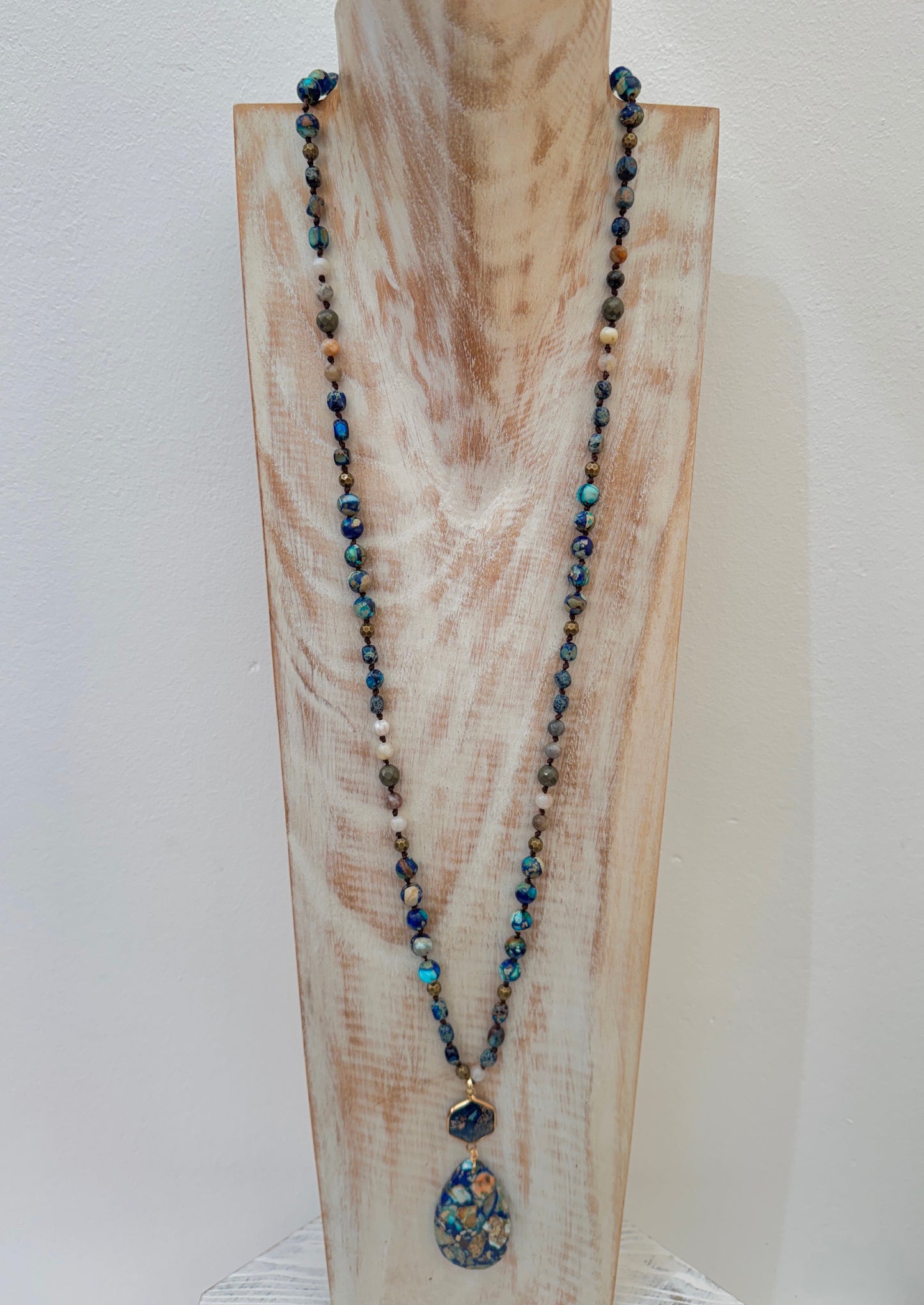 The Blue Jasper Necklace