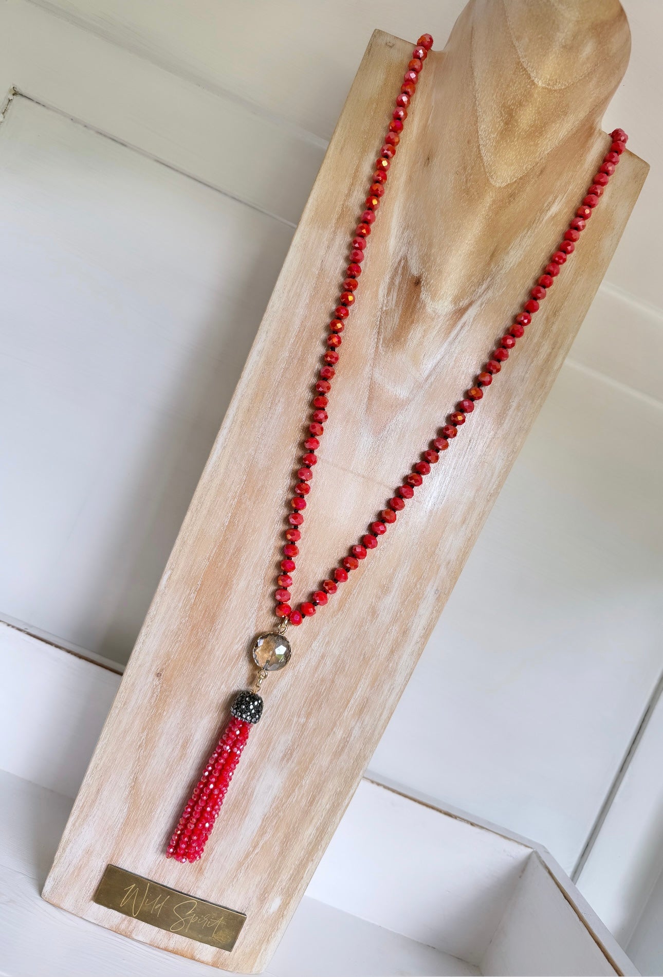 The Red Tassel Necklace
