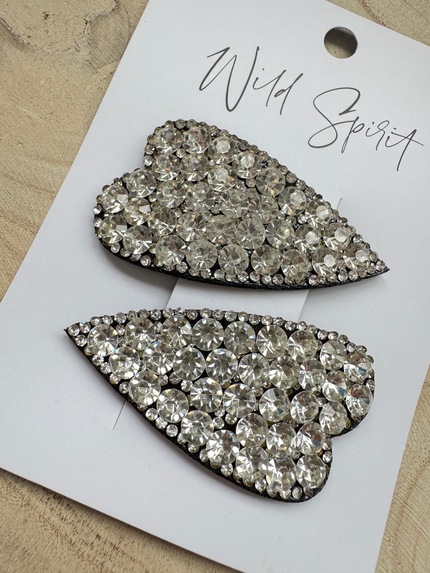 Heart Set of 2 Hair Slides (Pack of 5)