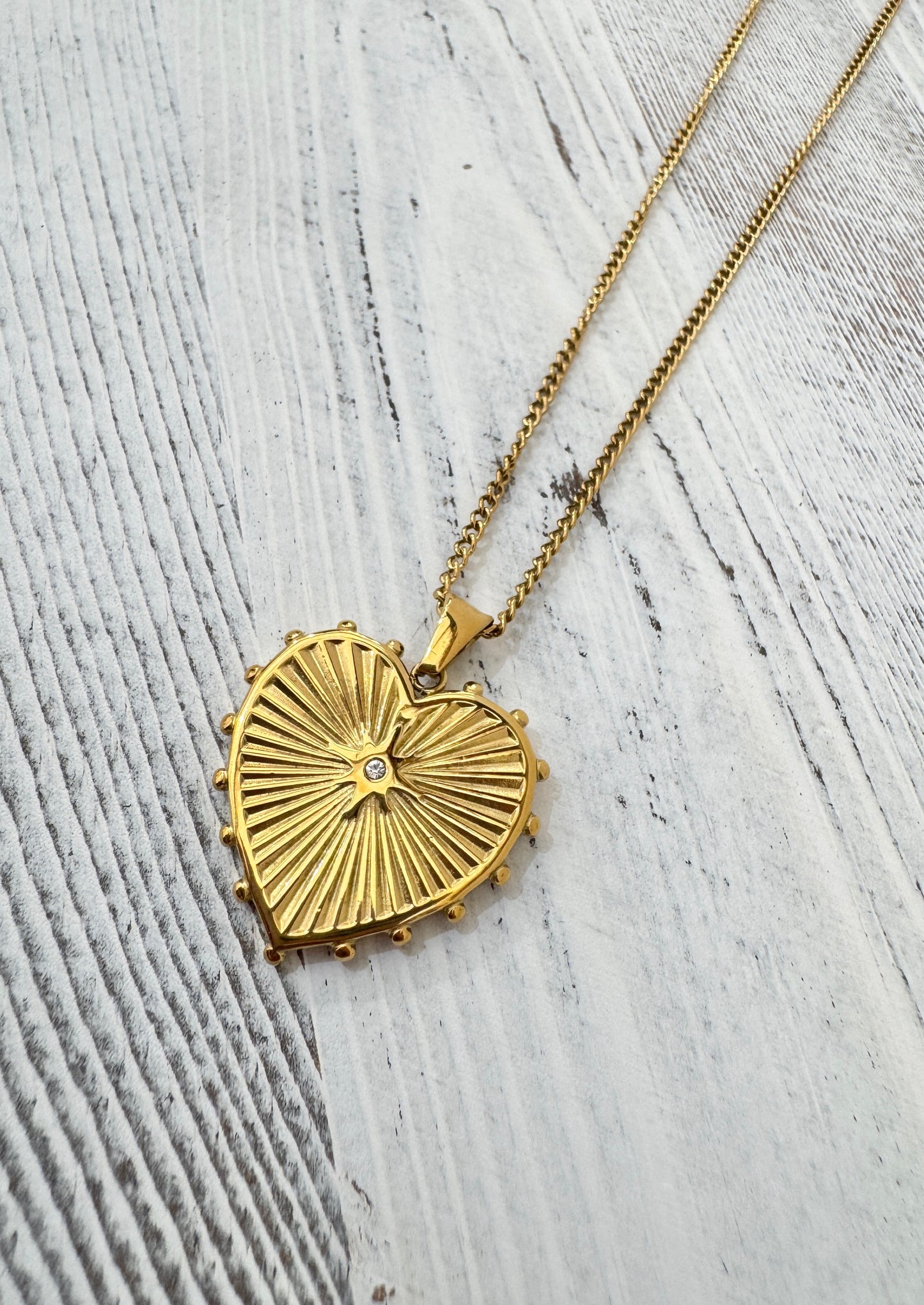 The Big Love Gold Plated Waterproof Necklace