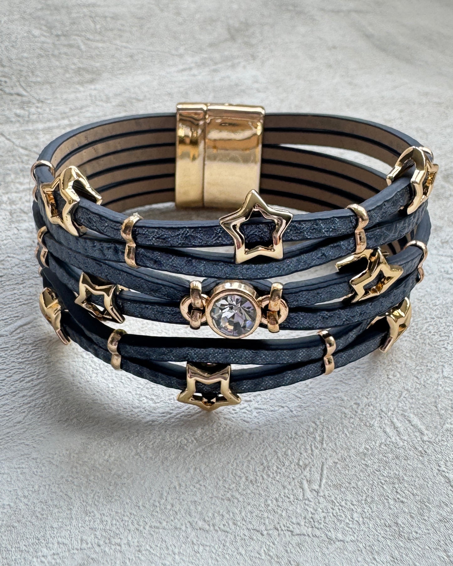 The Navy Starlight Boho Cuff