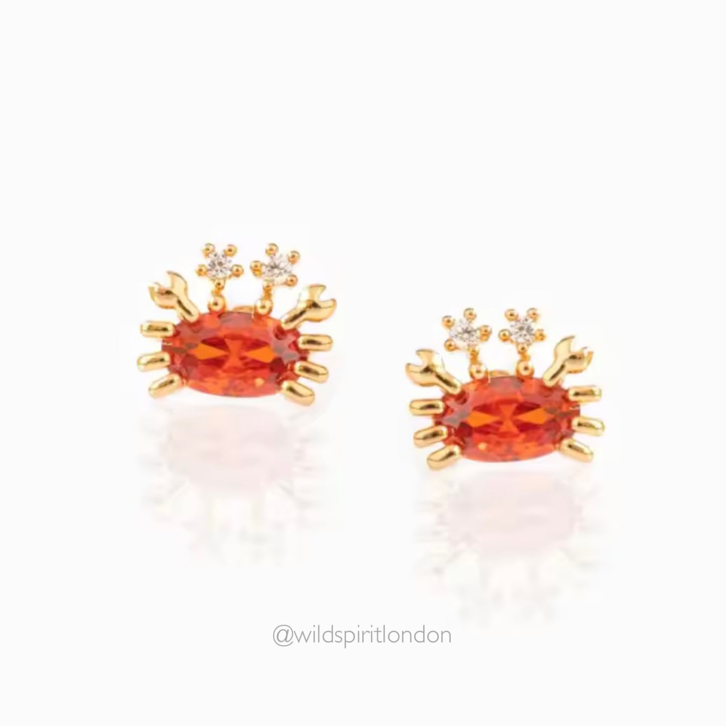 Mini Crab Stud Earrings