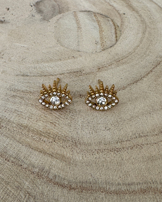 The Glowproof Evil Eye Stud Earrings