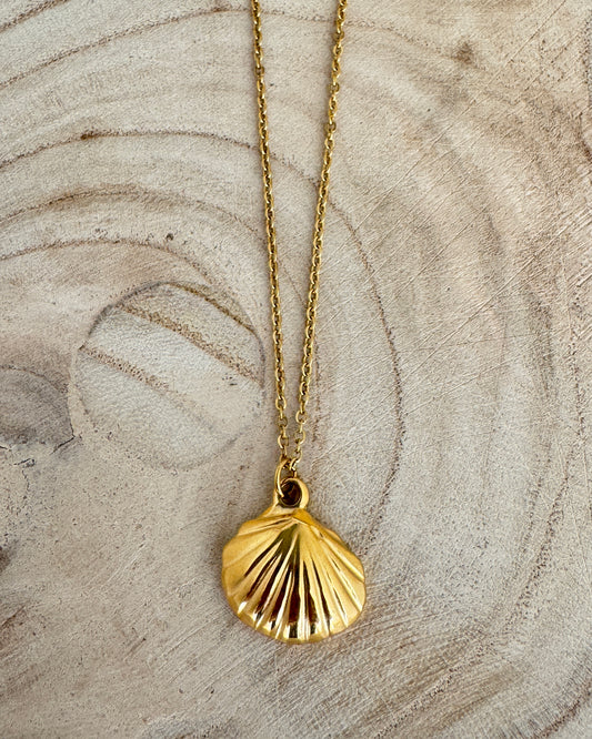 The Glowproof Gold Shell Necklace