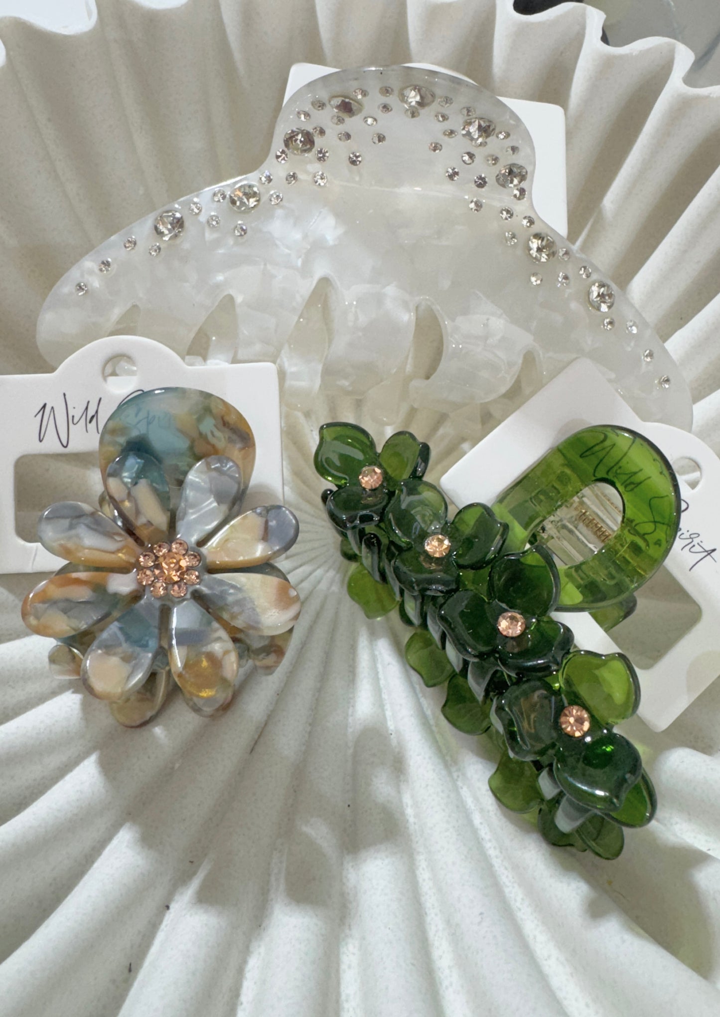 The Forest Jewel Hair Claw (Pack of 6)