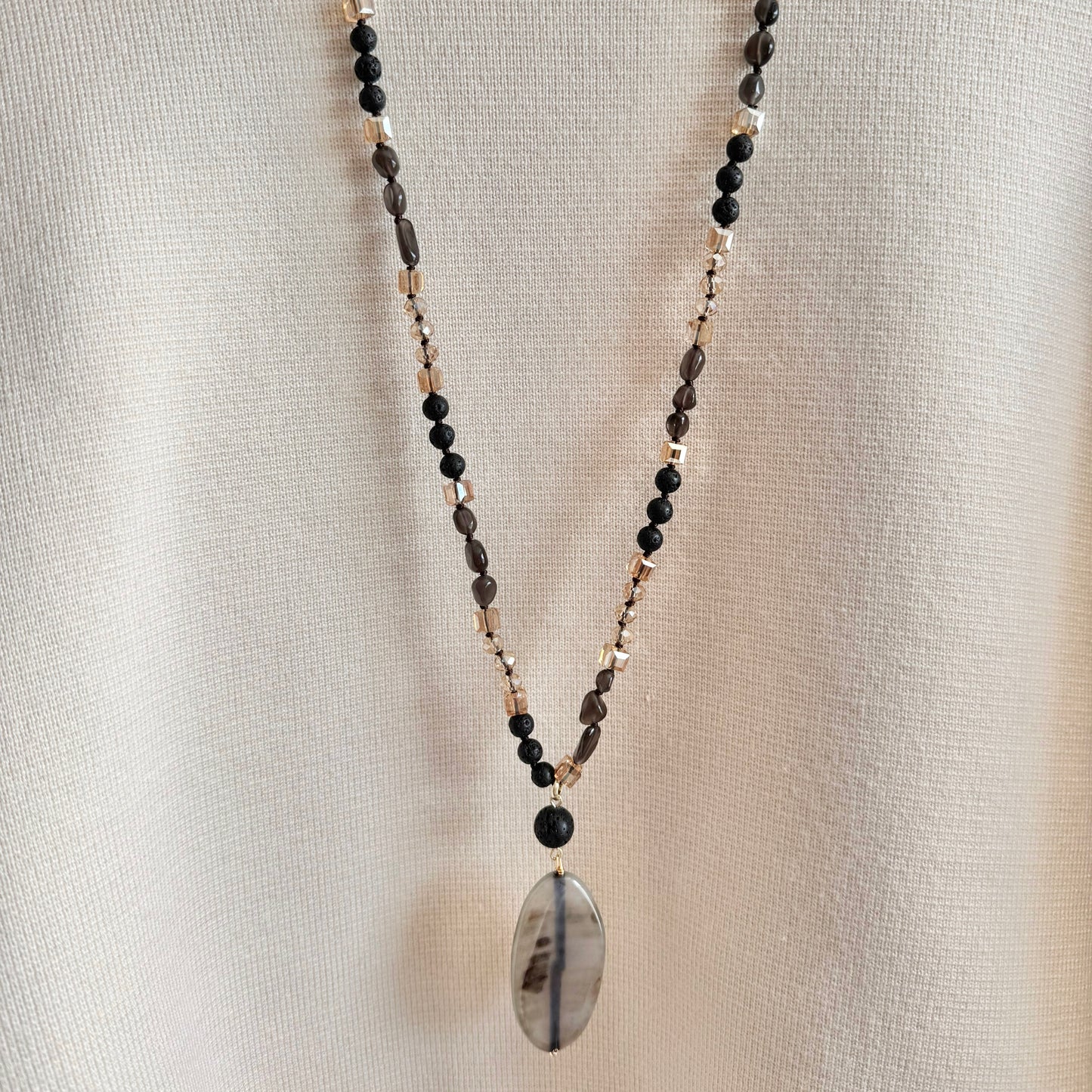 Brown Coco Necklace