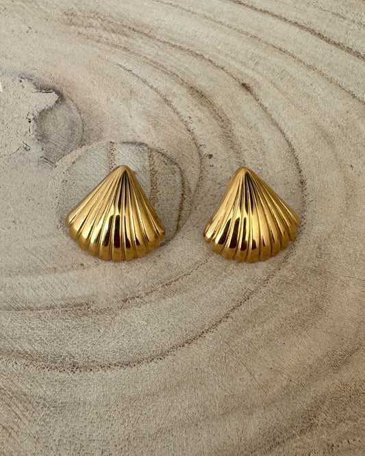 The Gold Shell Earrings