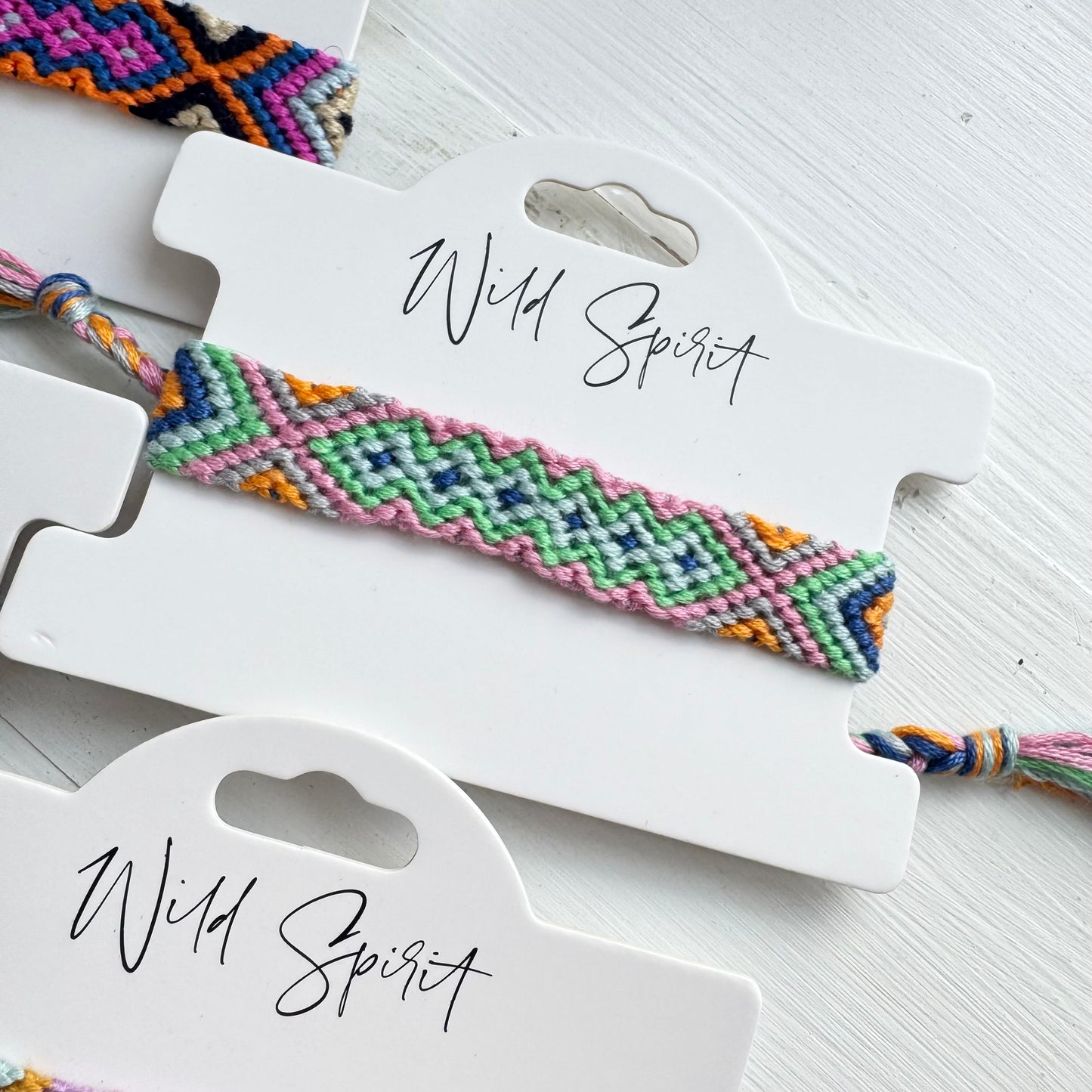 Mixed Pack of 4 Woven Bracelets