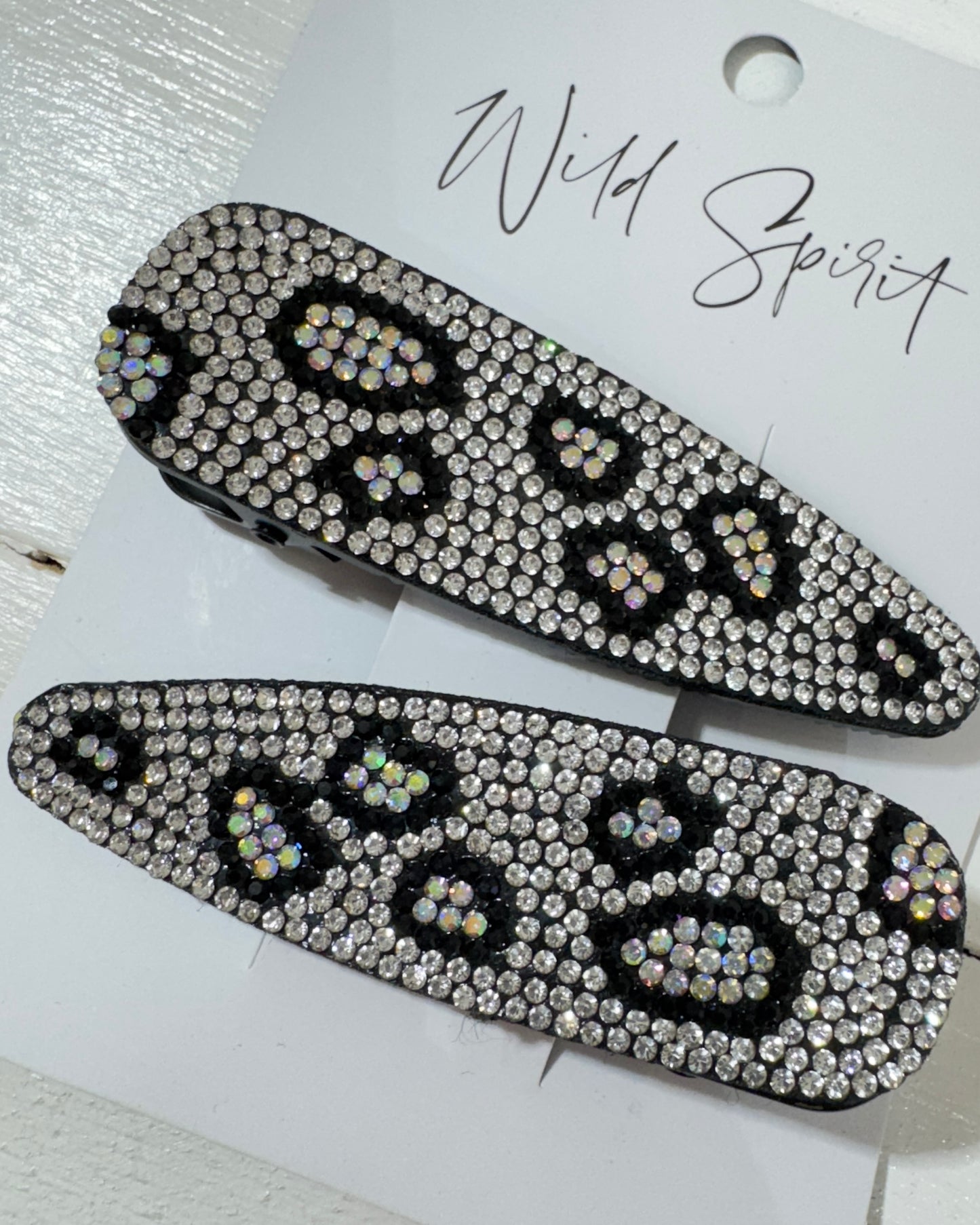 Leopard Set of 2 Hair Slides (Mixed pack of 5)