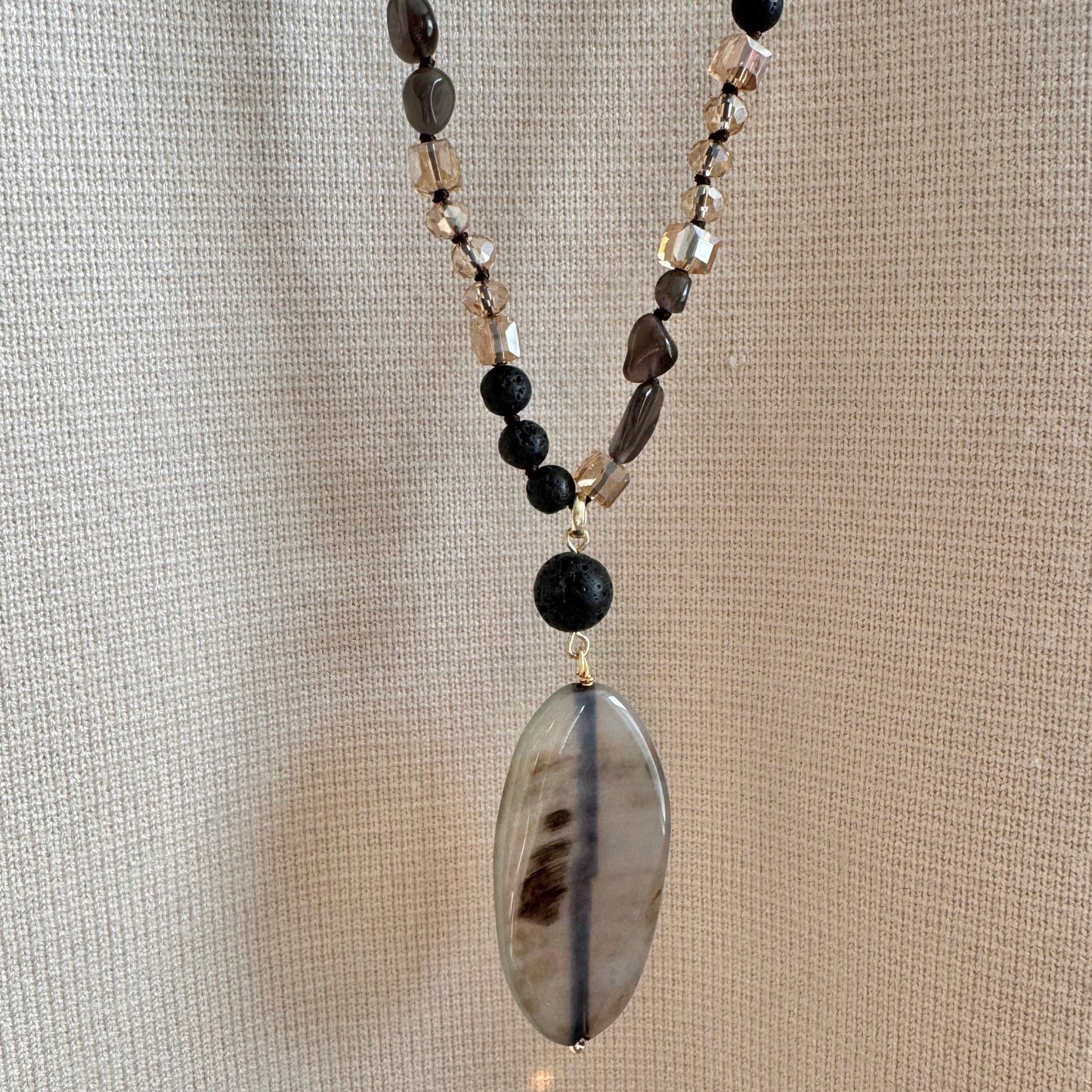 Brown Coco Necklace