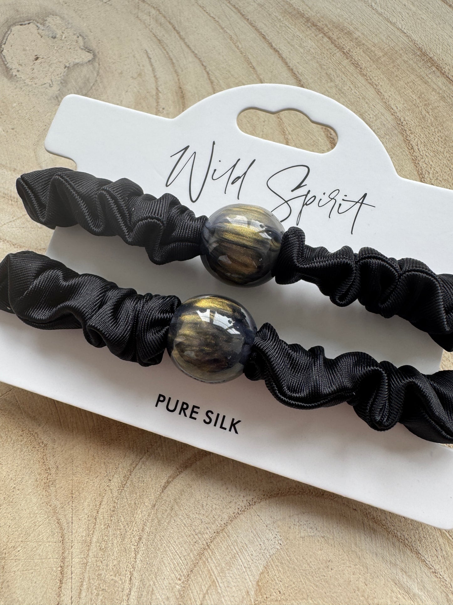 Pure Silk Hair Bobble Duo