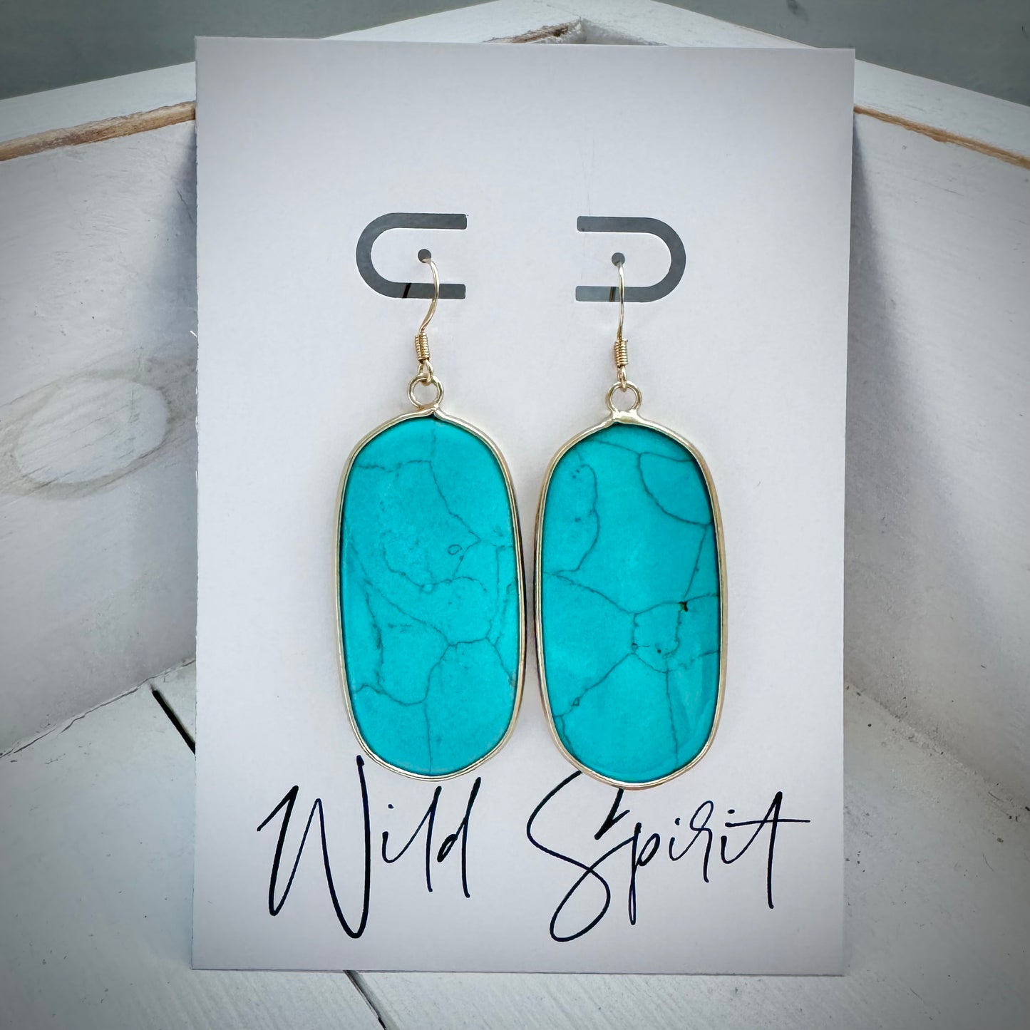 River Earrings - Blue
