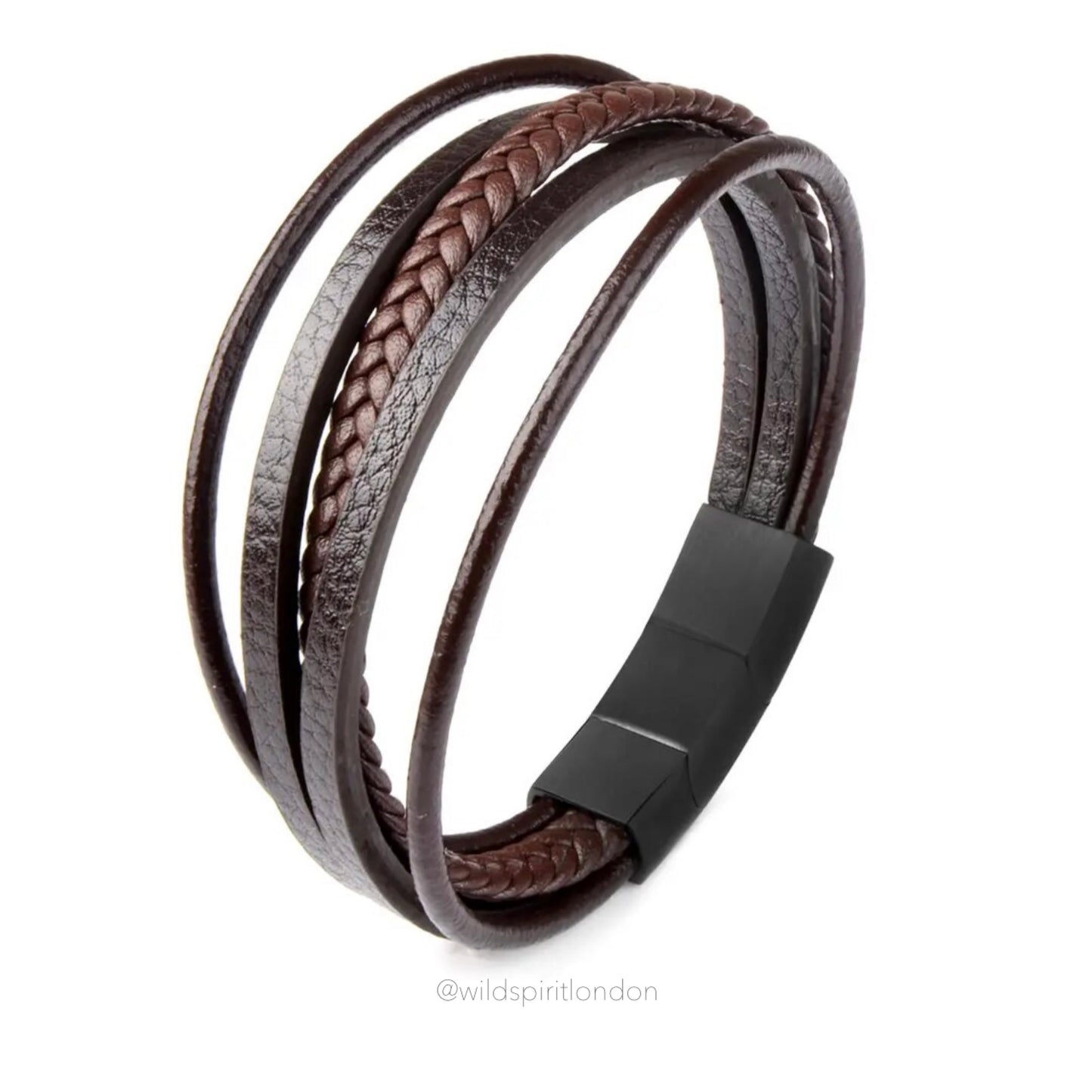 Men’s Hudson Leather Bracelet