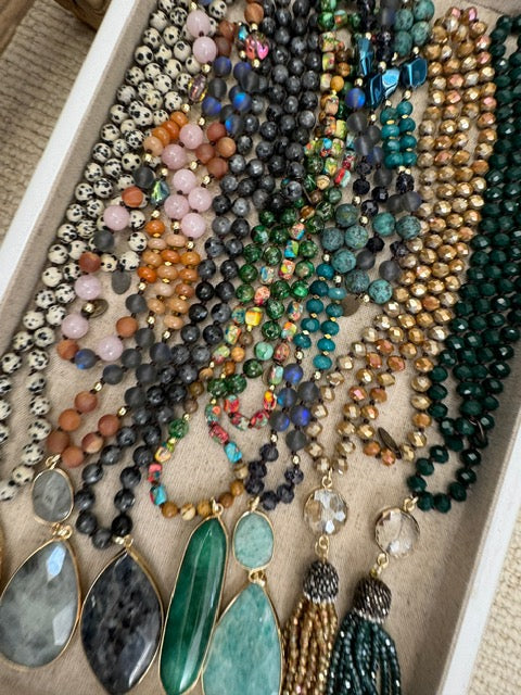 NATURAL STONE NECKLACES