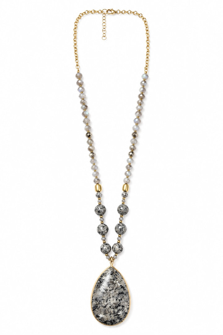 Larvikite Glow Necklace