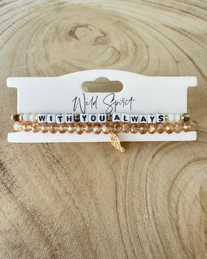 The With You Always Bracelet Gift Set