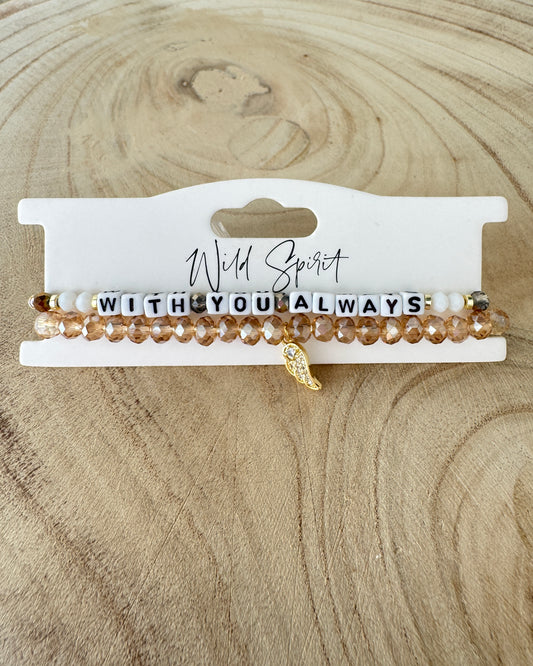 The With You Always Bracelet Gift Set