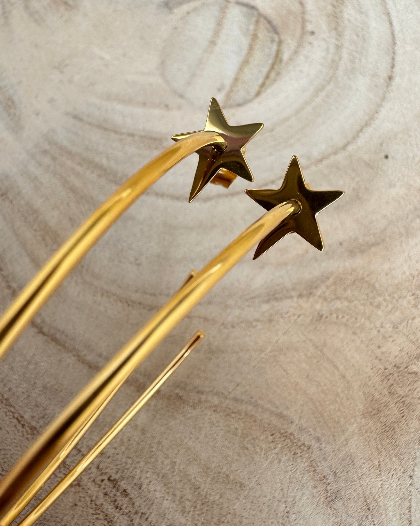 The Supernova Gold Plated Waterproof Earrings