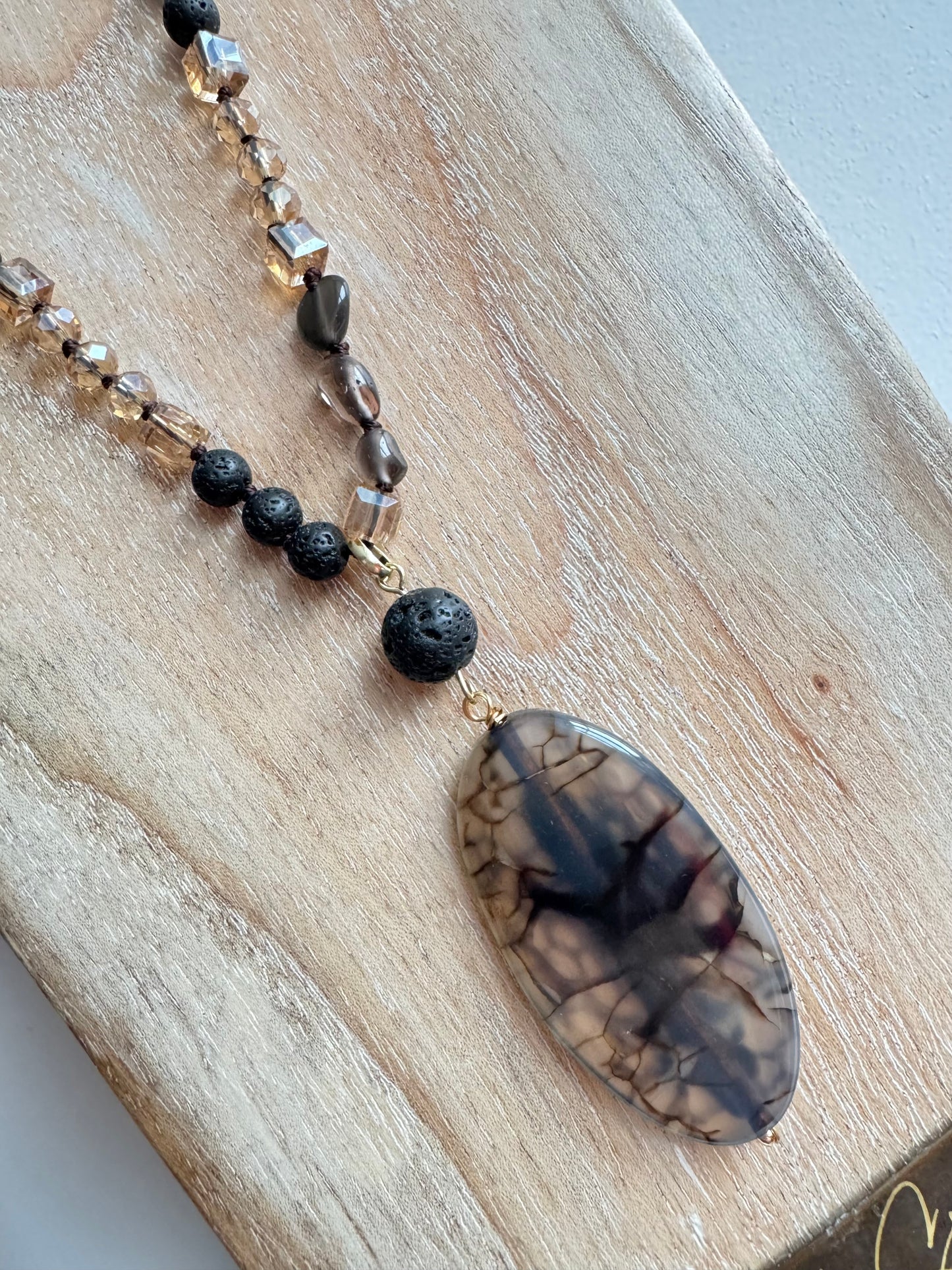 Brown Coco Necklace