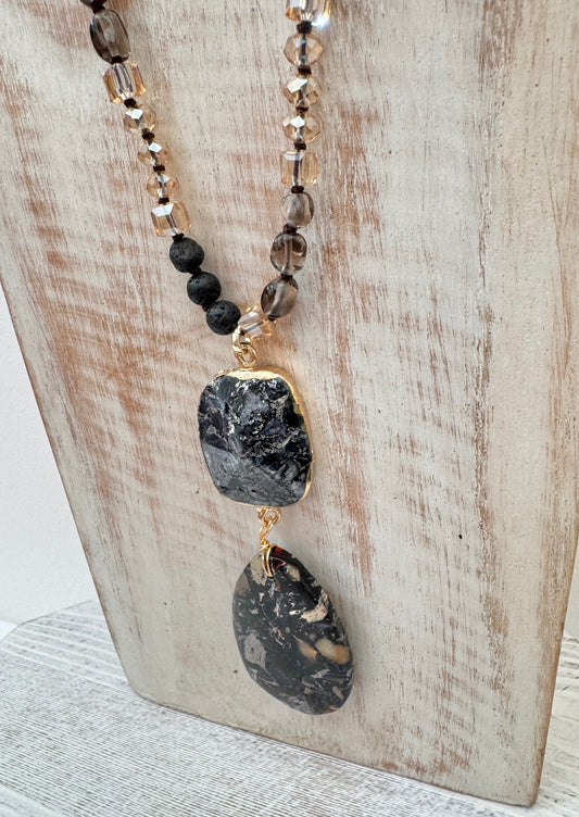The Black Jasper Necklace