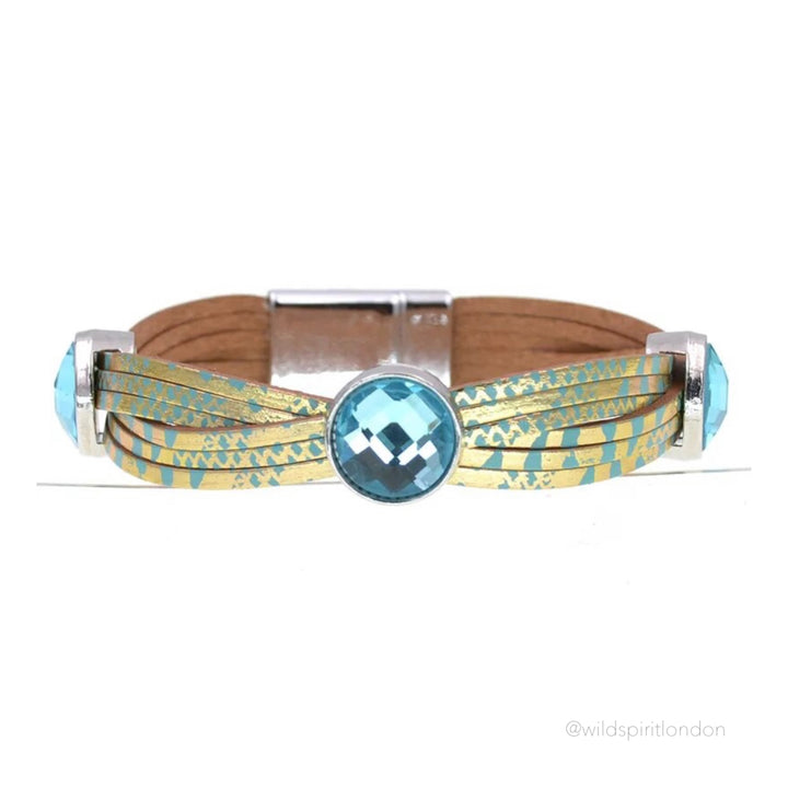 Jem Cuff Bracelet - Blue