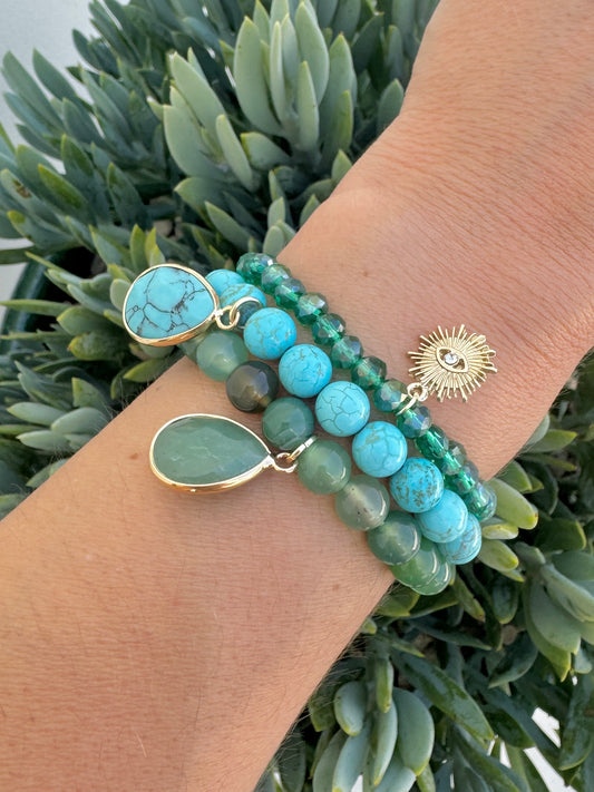 The Green Spirit Stone Bracelet