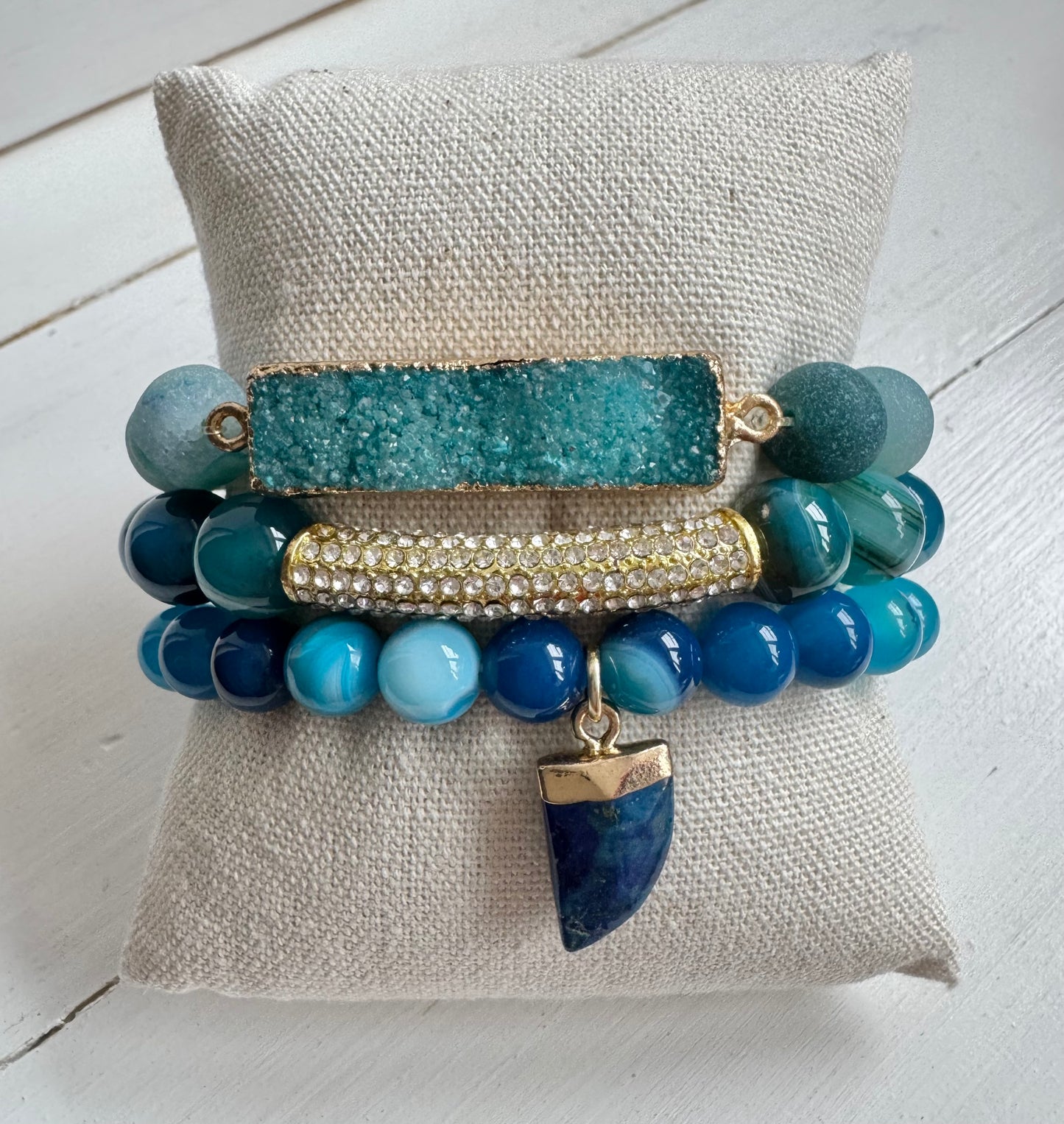 Blue ‘Haven’ Bracelet Set