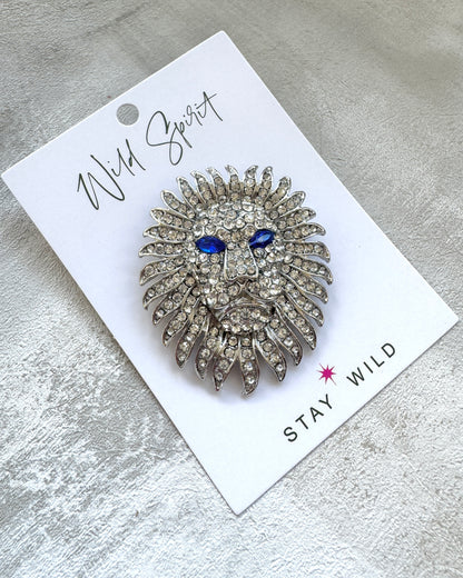 The Silver Lion Brooch