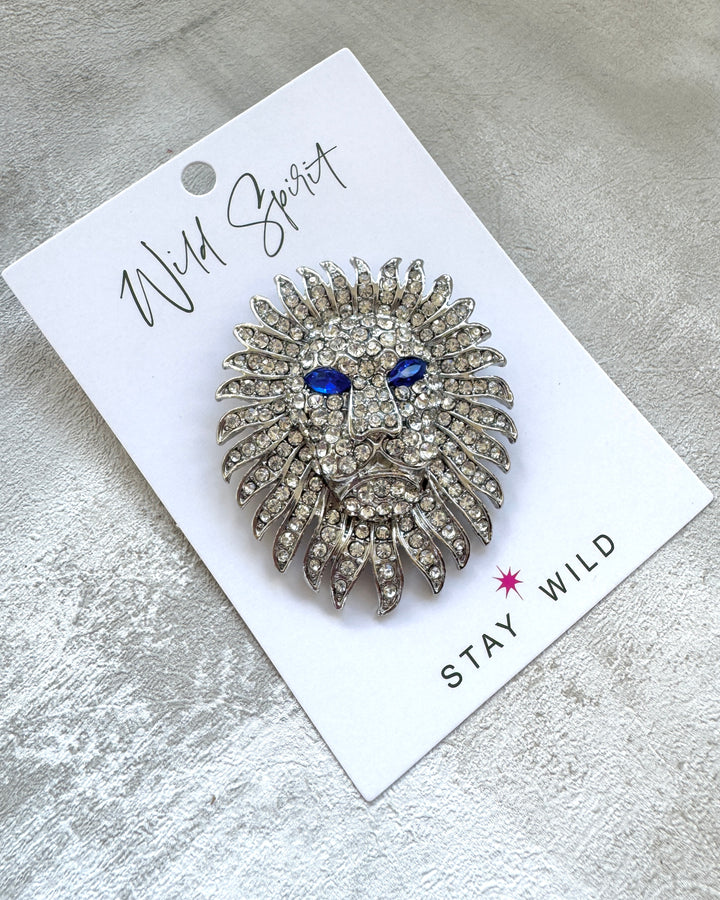 The Silver Lion Brooch