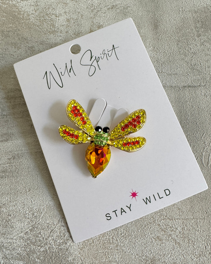 Bright Bee Brooch