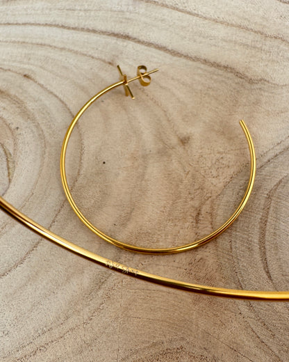 The Supernova Gold Plated Waterproof Earrings