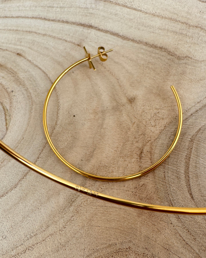 The Supernova Gold Plated Waterproof Earrings