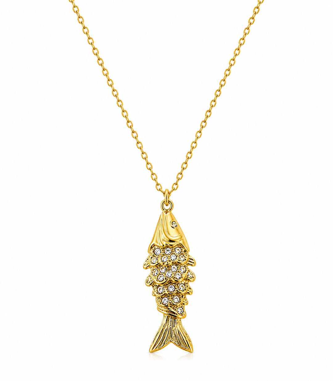 Shimmerfish Gold Plated Waterproof Necklace