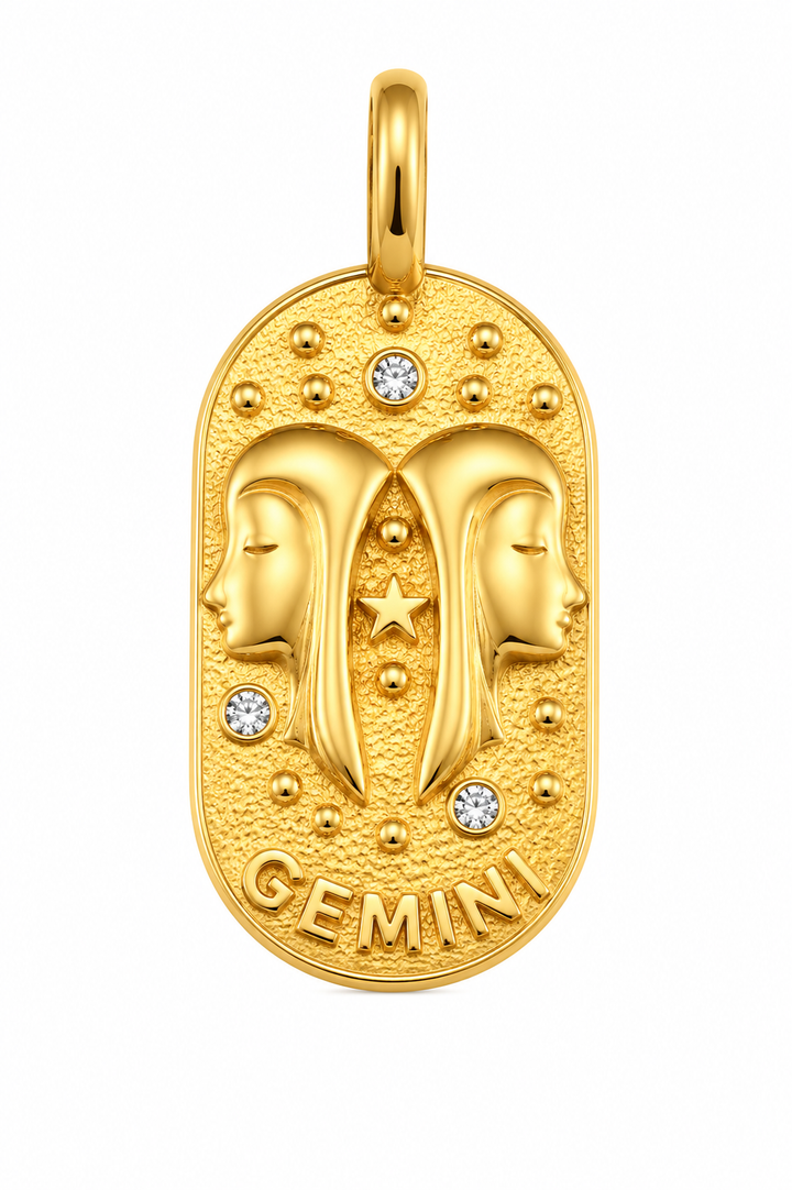 Set of 12 Horoscope Charm Necklaces