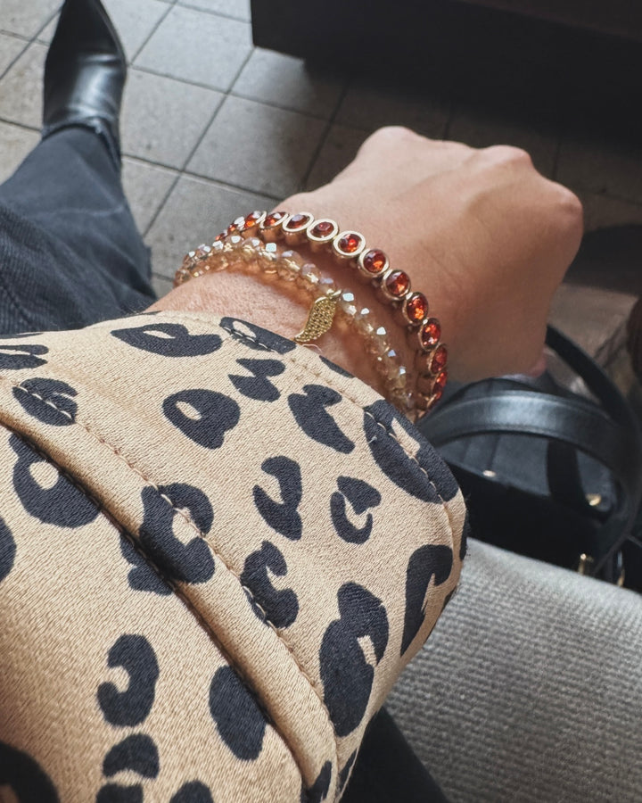 Gold Wing Twilight Charm Bracelet