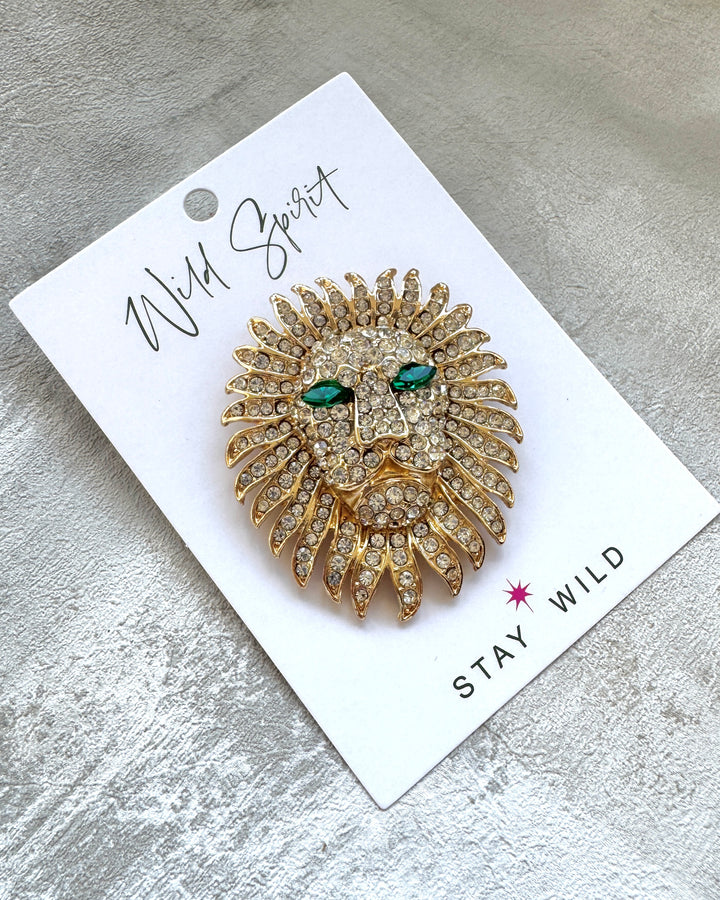 The Gold Lion Brooch