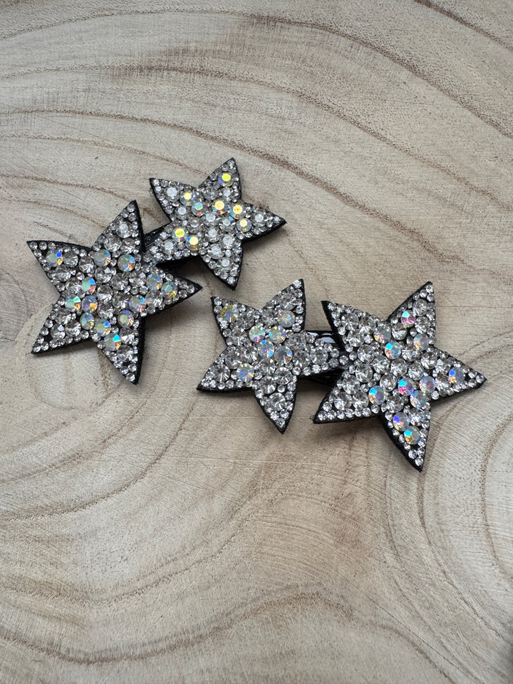 Sparkly Star Gift Set of 2 Hair Slides (Pack of 5)