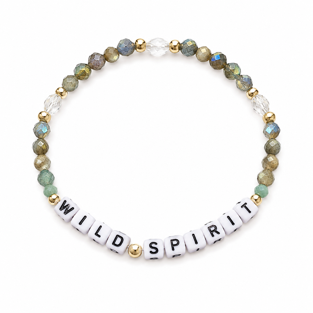 Wild Spirit Letter Bracelet